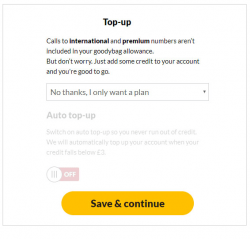 giffgaff planes y precios